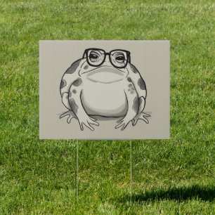 Rain Frog Lover Desert Rain Gift Funny Animal Sign