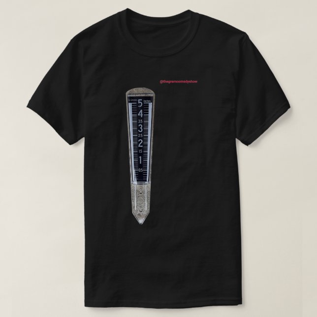 Rain Gauge  T-Shirt (Design Front)
