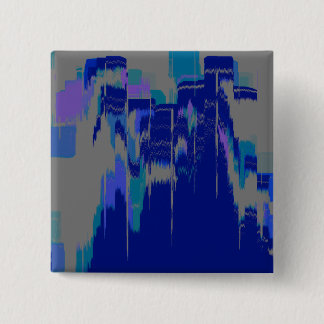 "Rain Hitting Window"  Geometric Art Button