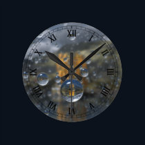 Rain in the Glen Clock