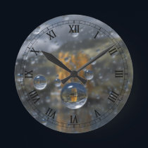 Rain in the Glen Clock