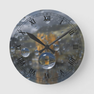 Rain in the Glen Clock