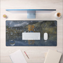 Rain in the Glen Desk Mat