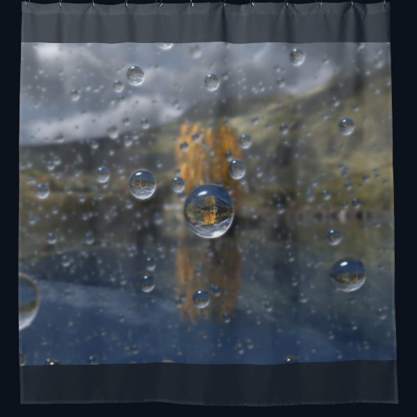 Rain in the Glen Shower Curtain