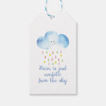 Rain is just confetti from the sky gift tags