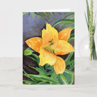 Rain Lily, greeting card
