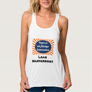 Rain liquid sunshine by name tank top