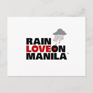 Rain Love on Manila Postcard