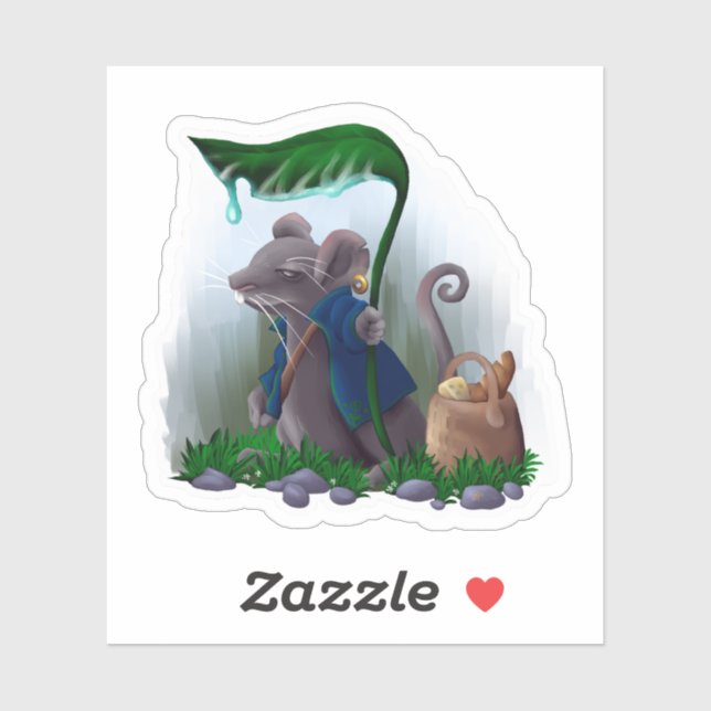 Rain Mouse |  Sticker (Sheet)