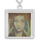 Rain Necklace (square)