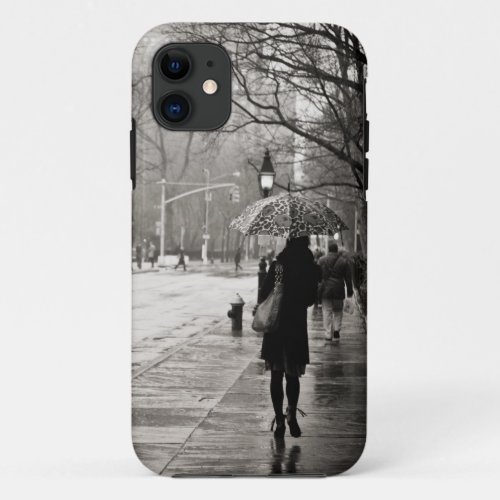 Rain _ New York City iPhone 11 Case