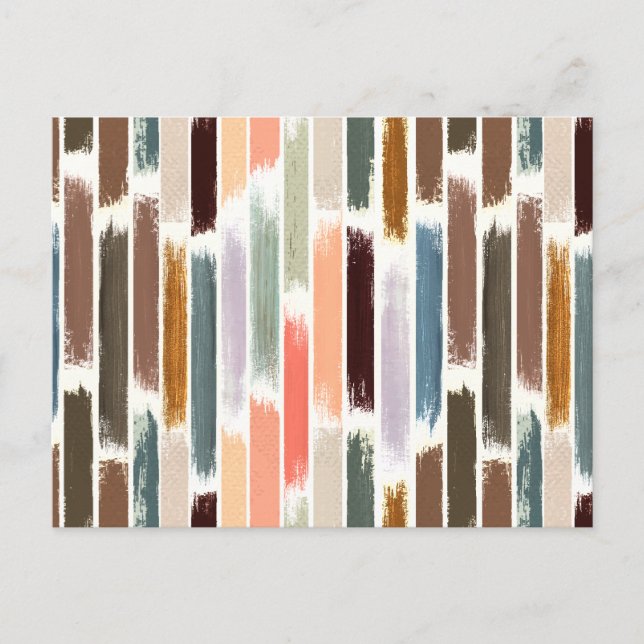 Rain of colors 2 holiday postcard (Front)