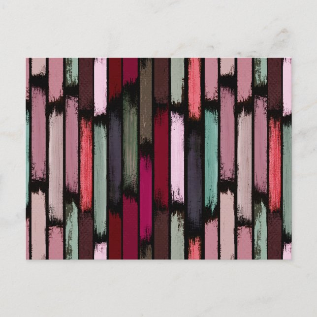 Rain of colors 3 holiday postcard (Front)