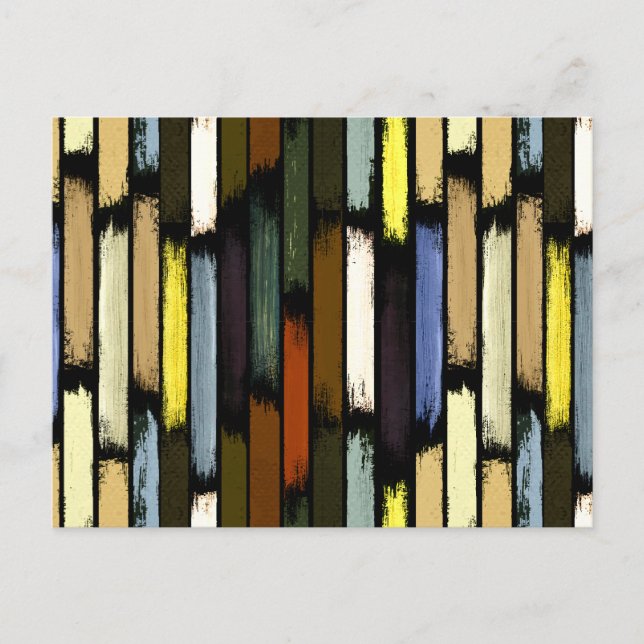 Rain of colors 4 holiday postcard (Front)