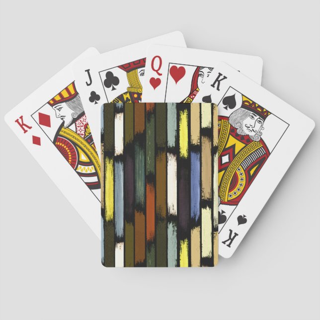 Rain of colors 4 poker cards (Back)