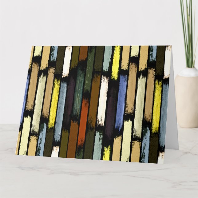 Rain of colors 4 thank you card (Front)