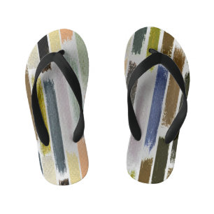 Rain of colors 5 kid's flip flops