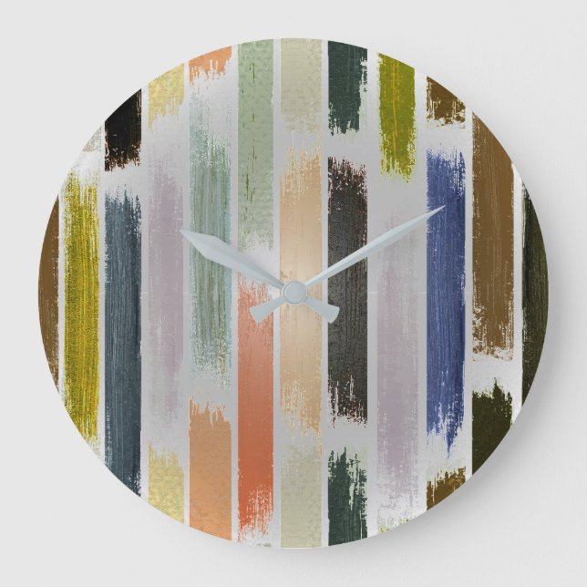 Rain of colors 5 large clock (Front)