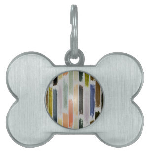 Rain of colors 5 pet ID tag