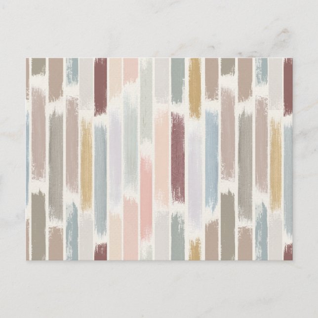 Rain of colors holiday postcard (Front)