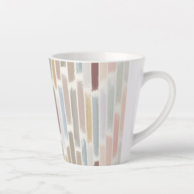 Rain of colors latte mug (Right)