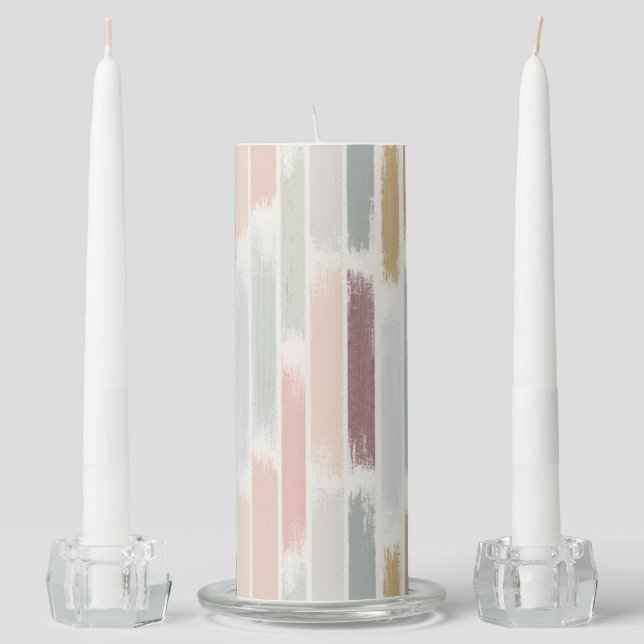 Rain of colors unity candle set (Front)