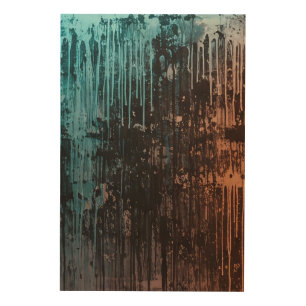 Rain of Contrasts Wood Wall Art