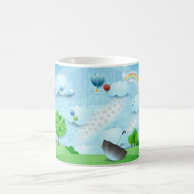 Rain of Flowers Coffee Mug (Center)