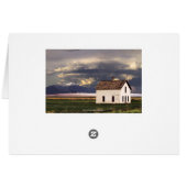 Rain on the Great Sand Dunes Cards (Back Horizontal)