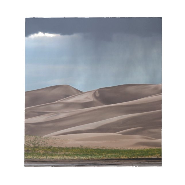 Rain on the Great Sand Dunes Notepad (Front)