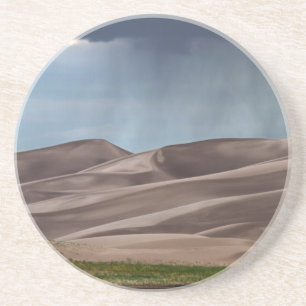 Rain on the Great Sand Dunes Sandstone Coaster