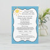 Rain or Shine Reunion, Event or Party Invitation (Standing Front)