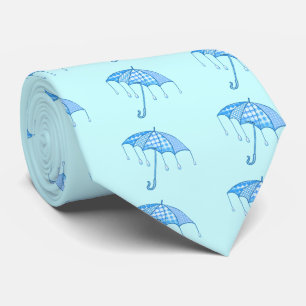 Rain Parasol mens tie