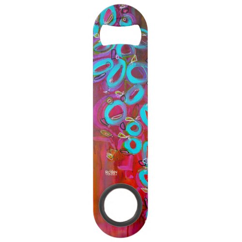 "Rain Party I" Large Stainless Steel Bottle Opener