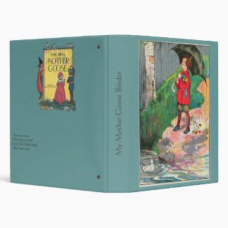 Rain, Rain, Go Away - Mother Goose Nursery Rhyme 3 Ring Binder