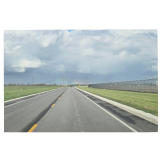 Rain Rainbow Metal Wall Art