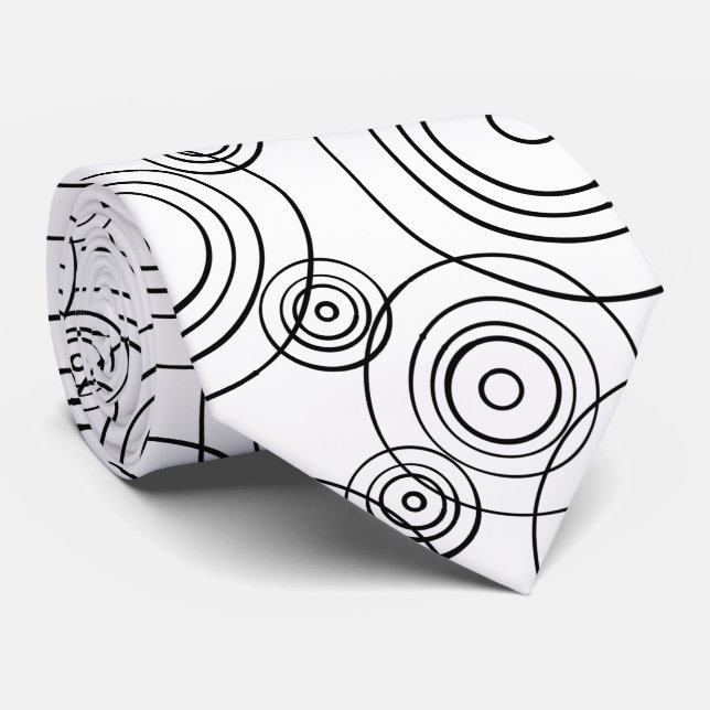 Rain Ripples Neck Tie (Rolled)