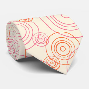 Rain Ripples on the water pattern Neck Tie