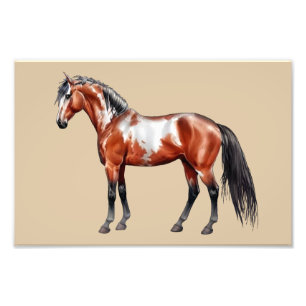 Rain Spirit - Horse, standing - Poster, Photo Print