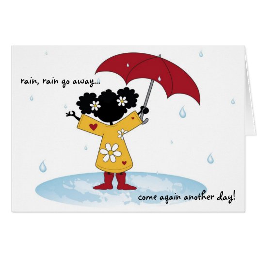 Rain Splash Cards (Front Horizontal)