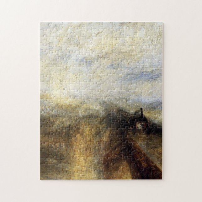 Rain Steam And Speed By JMW Turner Jigsaw Puzzle (Vertical)