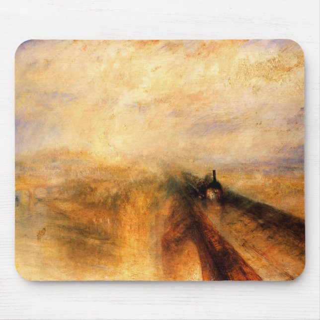Rain, Steam And Speed- The Great Western Railway Mouse Pad (Front)