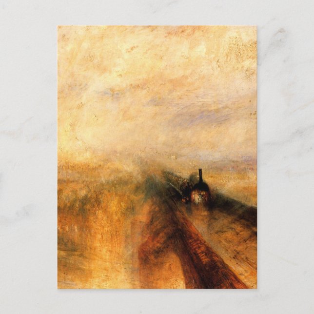 Rain, Steam and Speed – The Great Western Railway Postcard (Front)