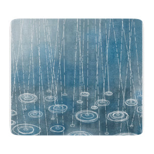 Rain Storm Cutting Board