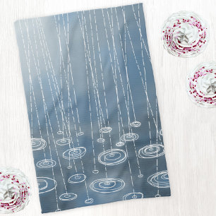 Rain Storm Kitchen Towel