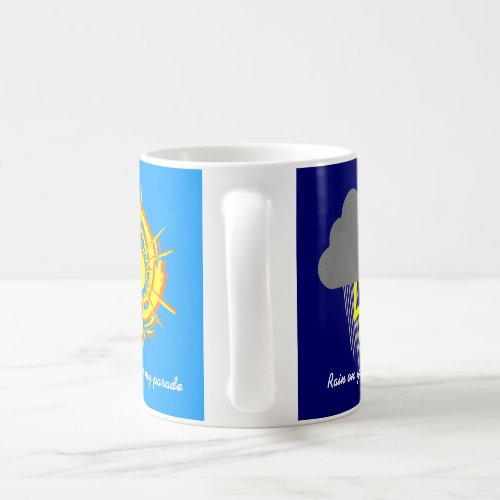 Rain Sunshine Parade Meteorology funny custom Coffee Mug