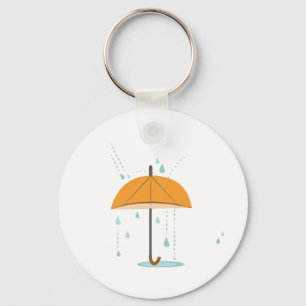 Rain Umbrella Keychain