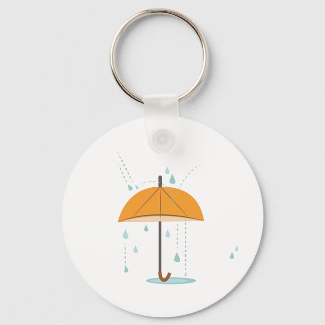 Rain Umbrella Keychain (Front)
