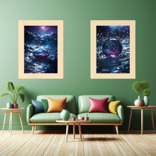 Rain Water Drop Wall Art Sets (Creator Uploaded)
