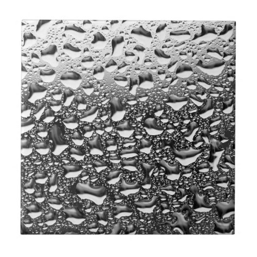 Rain Water Drops on Window Ceramic Tile